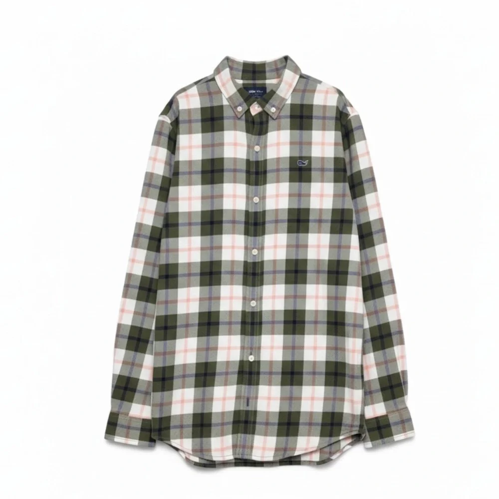 Vineyard Vines Boys‎ Plaid Flannel Button Down Shirt Casual Warm Preppy Classic